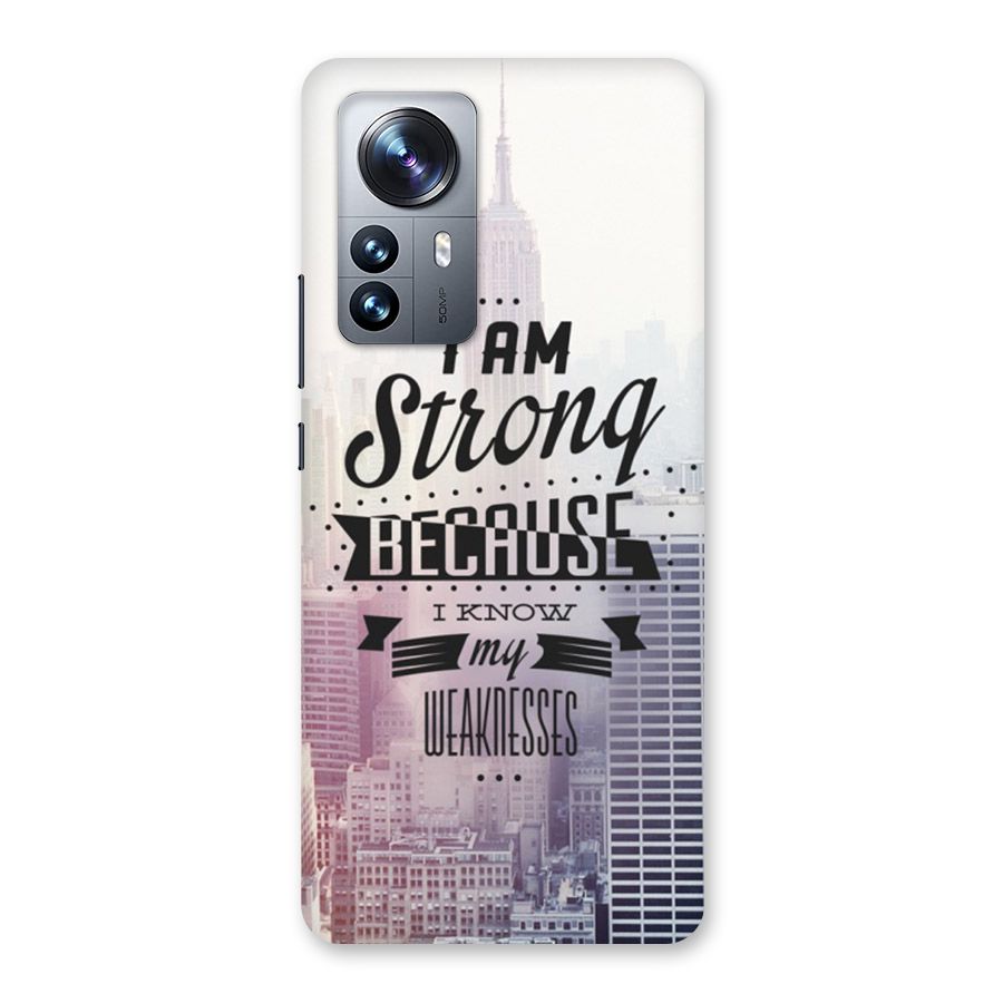 I am Strong Back Case for Xiaomi 12 Pro