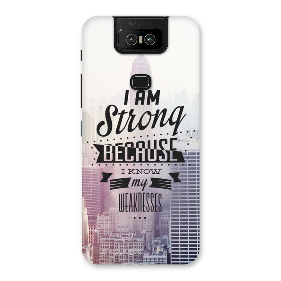 I am Strong Back Case for Zenfone 6z