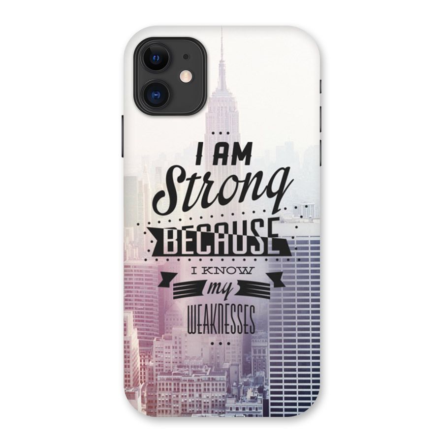 I am Strong Back Case for iPhone 11