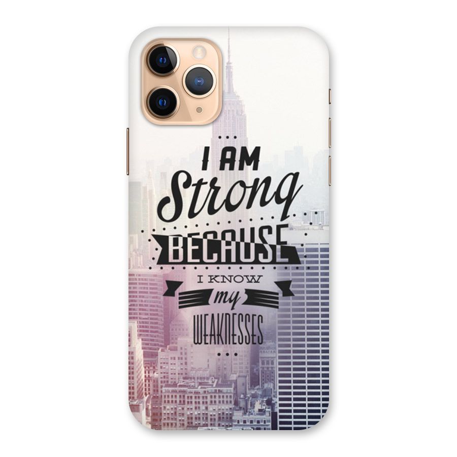 I am Strong Back Case for iPhone 11 Pro