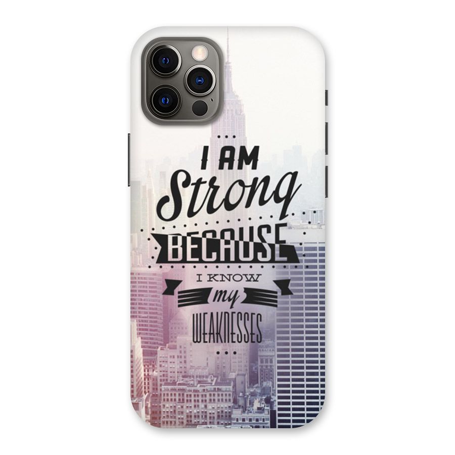 I am Strong Back Case for iPhone 12 Pro