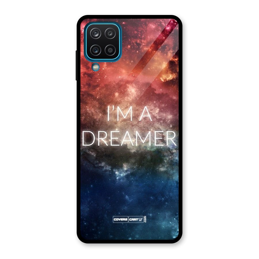 I am a Dreamer Glass Back Case for Galaxy A12