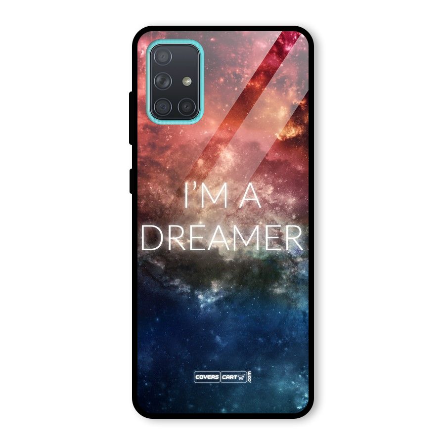 I am a Dreamer Glass Back Case for Galaxy A71