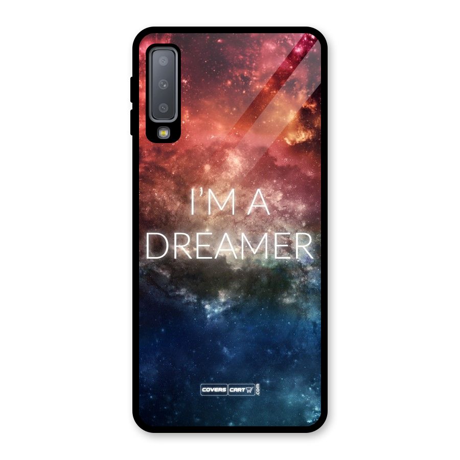 I am a Dreamer Glass Back Case for Galaxy A7 (2018)