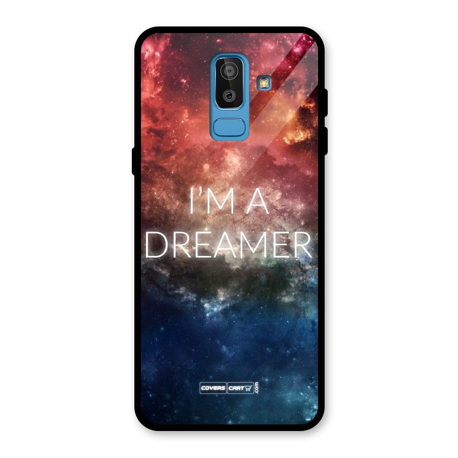 I am a Dreamer Glass Back Case for Galaxy J8
