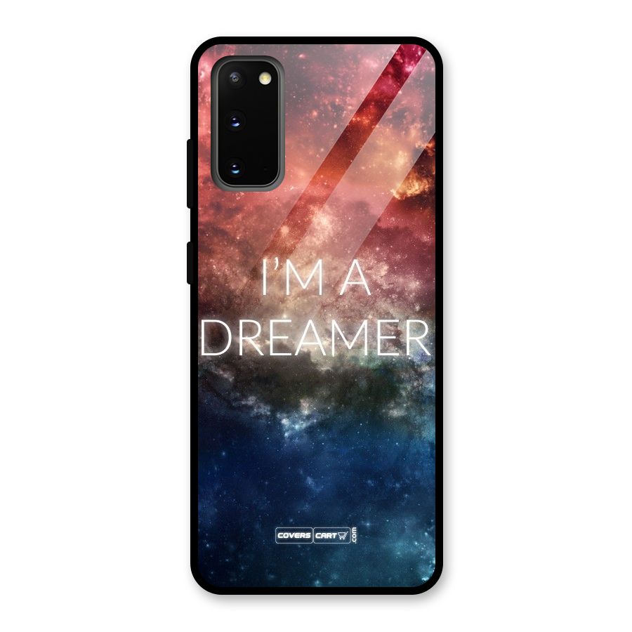 I am a Dreamer Glass Back Case for Galaxy S20