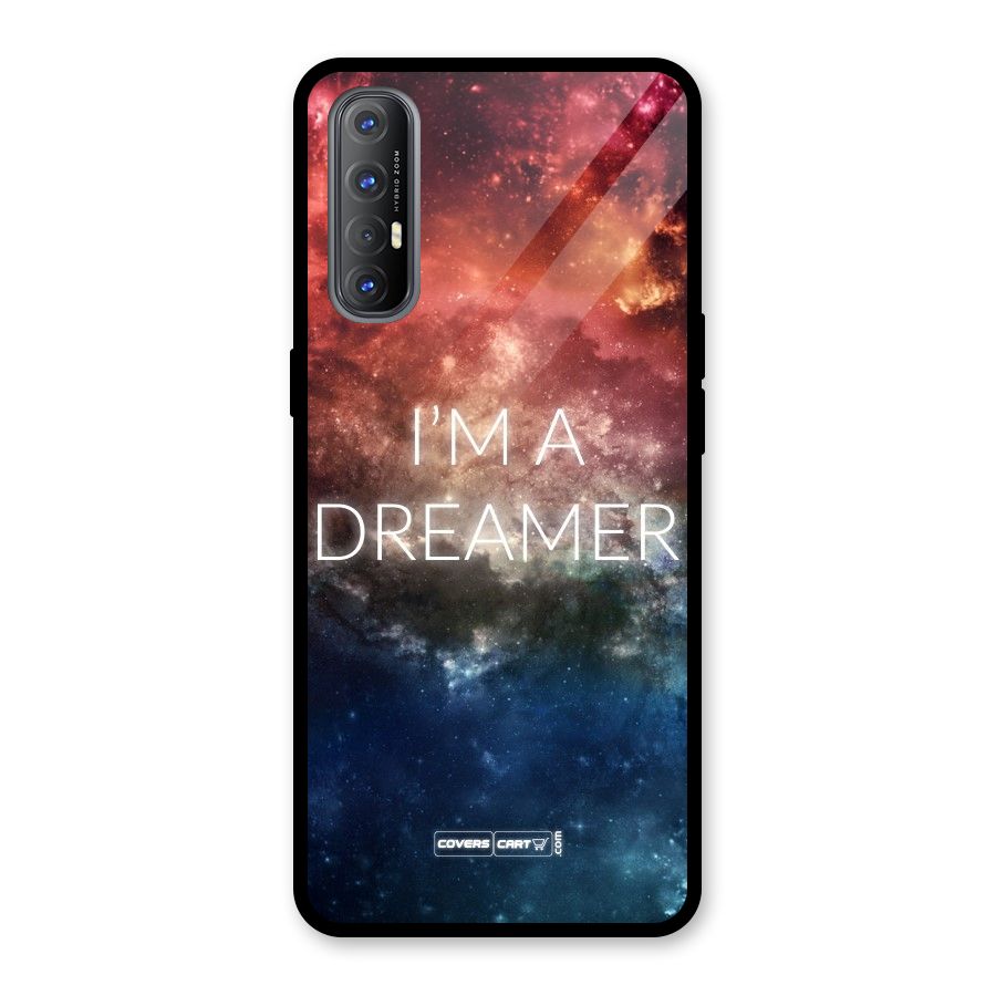 I am a Dreamer Glass Back Case for Oppo Reno3 Pro