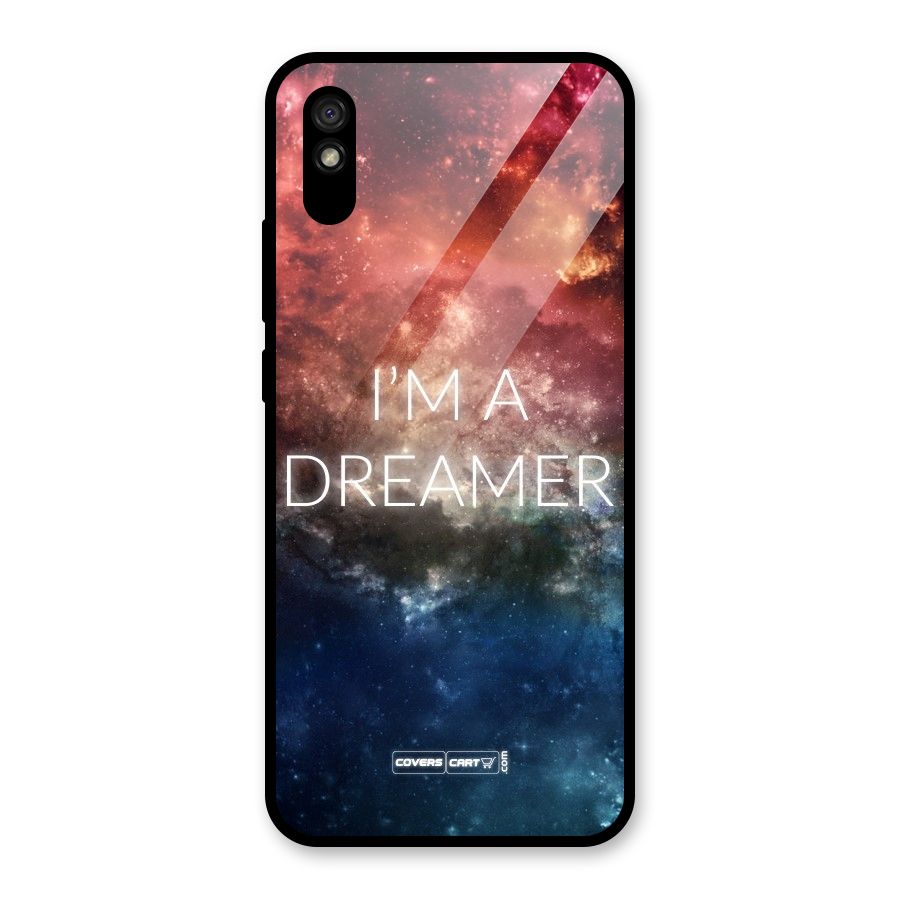 I am a Dreamer Glass Back Case for Redmi 9A