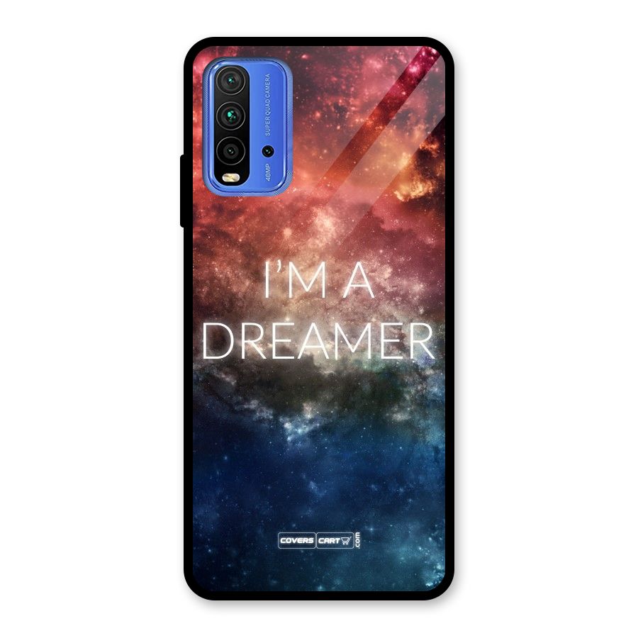 I am a Dreamer Glass Back Case for Redmi 9 Power
