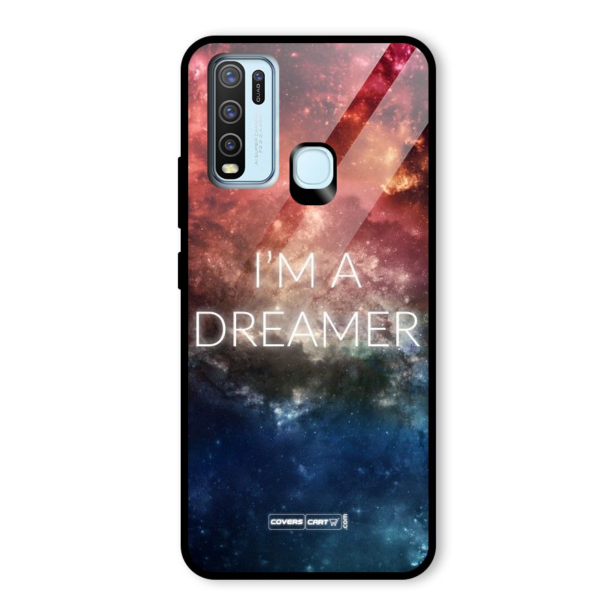 I am a Dreamer Glass Back Case for Vivo Y50