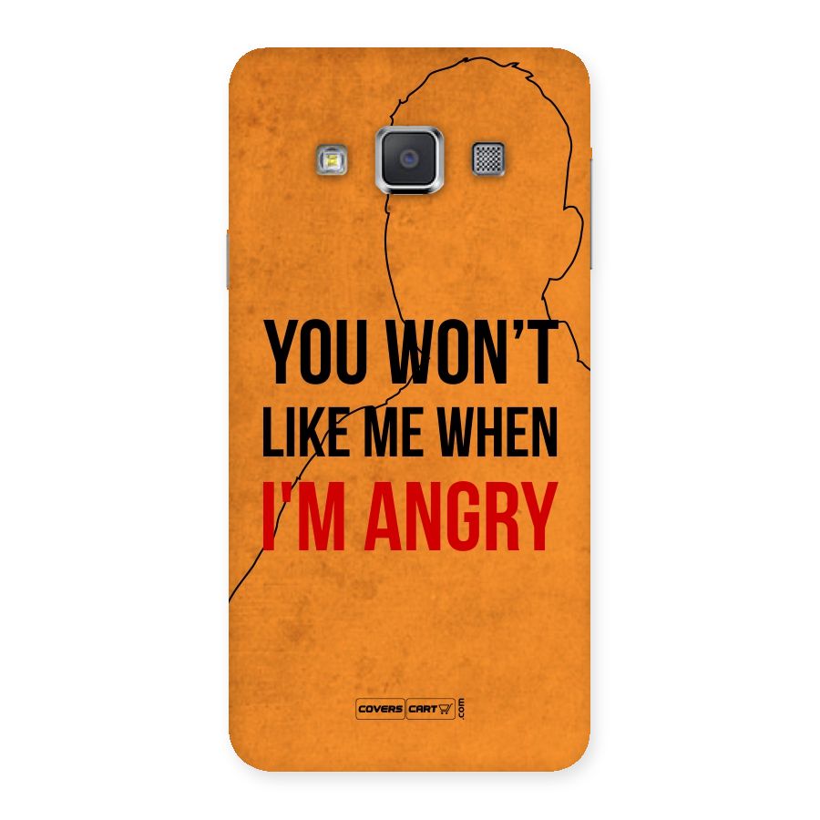 I m Angry Back Case for Galaxy A3