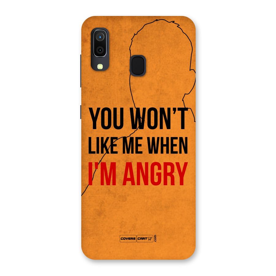 I m Angry Back Case for Galaxy A30