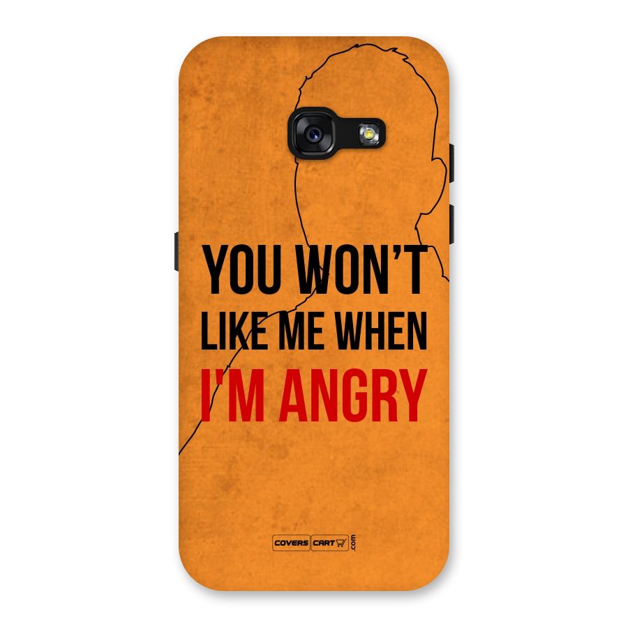 I m Angry Back Case for Galaxy A3 (2017)