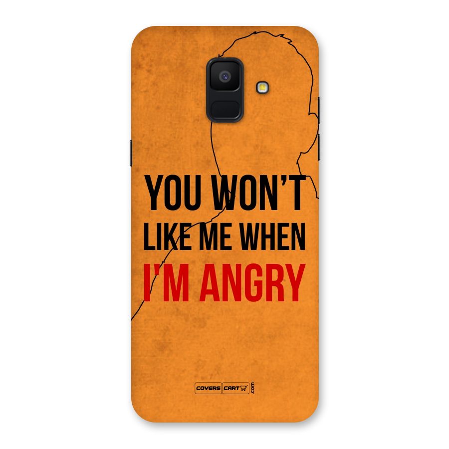 I m Angry Back Case for Galaxy A6 (2018)