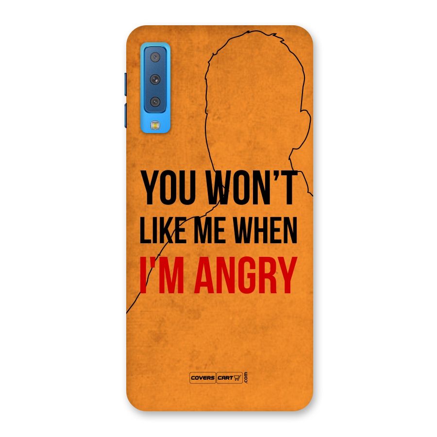I m Angry Back Case for Galaxy A7 (2018)