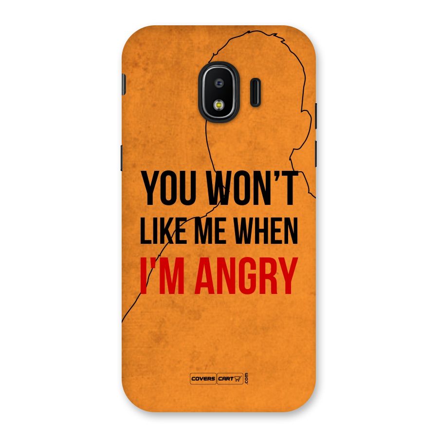 I m Angry Back Case for Galaxy J2 Pro 2018