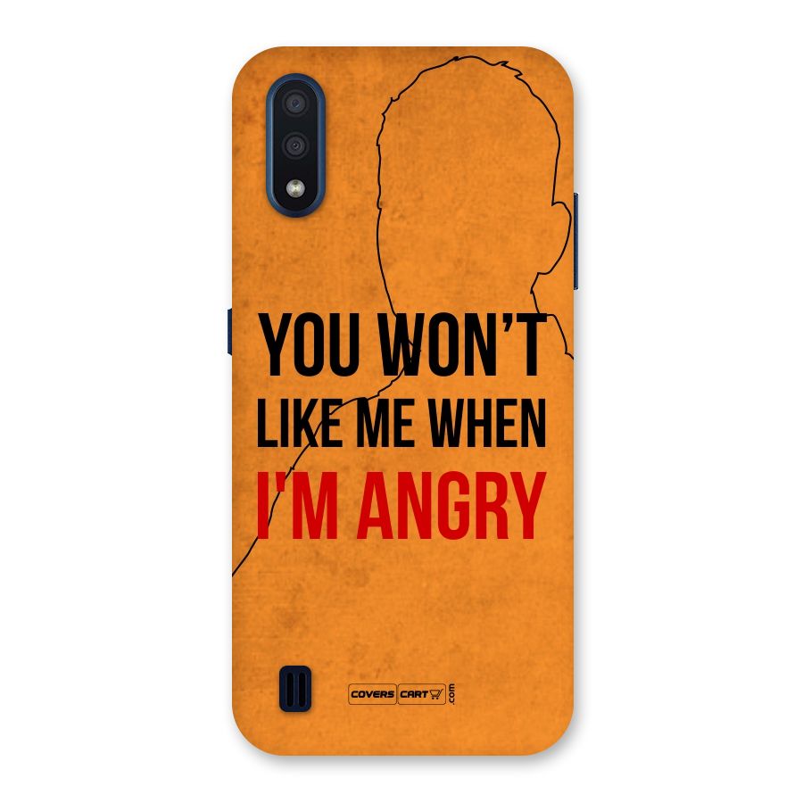 I m Angry Back Case for Galaxy M01