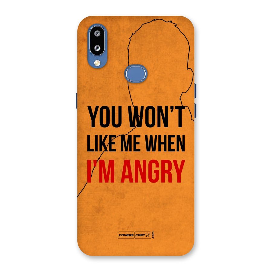 I m Angry Back Case for Galaxy M01s