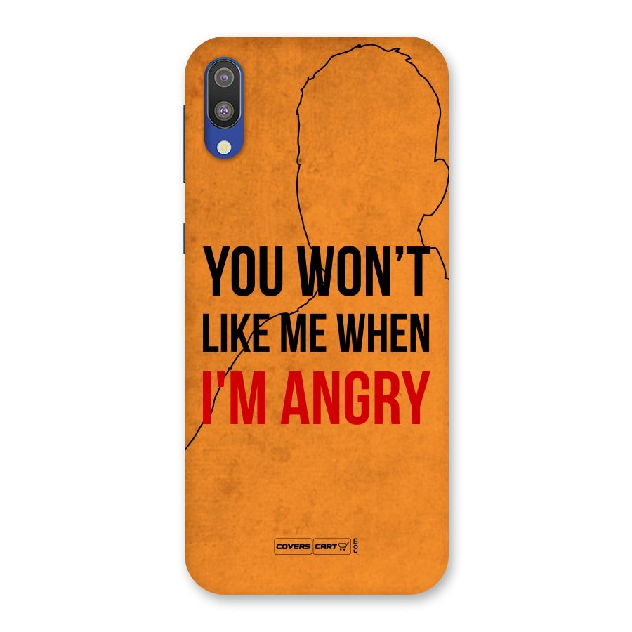I m Angry Back Case for Galaxy M10