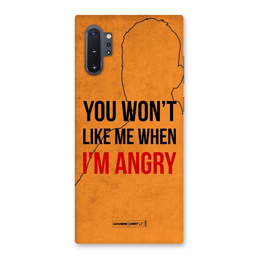 I m Angry Back Case for Galaxy Note 10 Plus