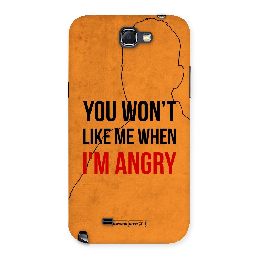 I m Angry Back Case for Galaxy Note 2