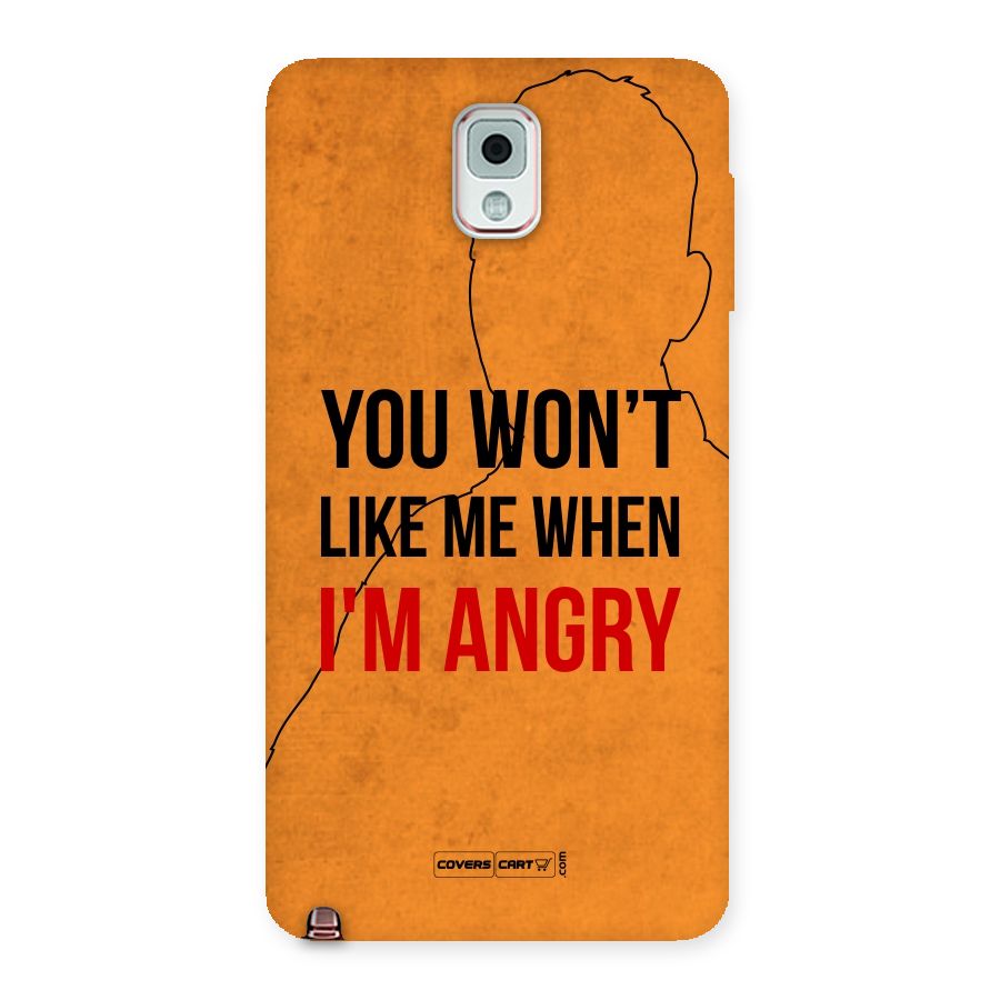I m Angry Back Case for Galaxy Note 3