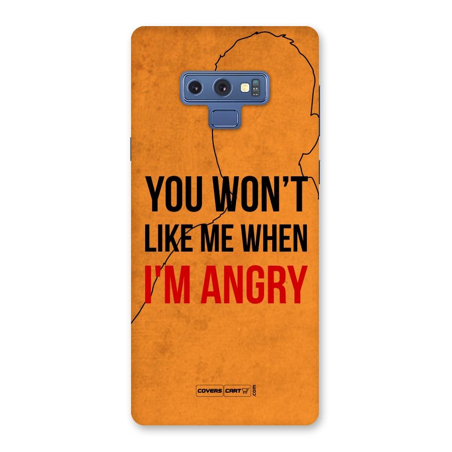 I m Angry Back Case for Galaxy Note 9