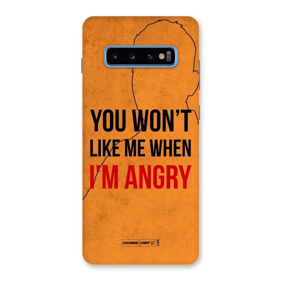 I m Angry Back Case for Galaxy S10 Plus