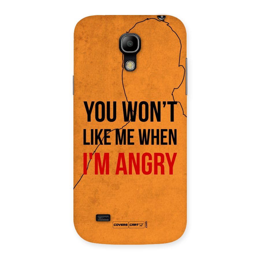 I m Angry Back Case for Galaxy S4 Mini