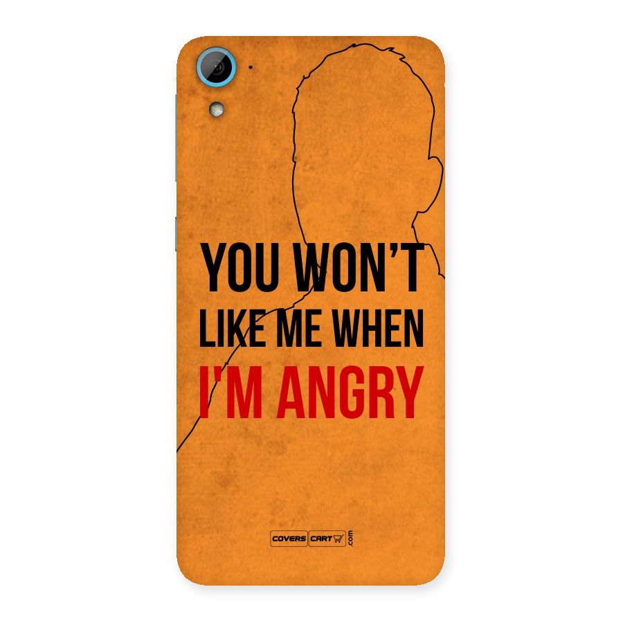 I m Angry Back Case for HTC Desire 826
