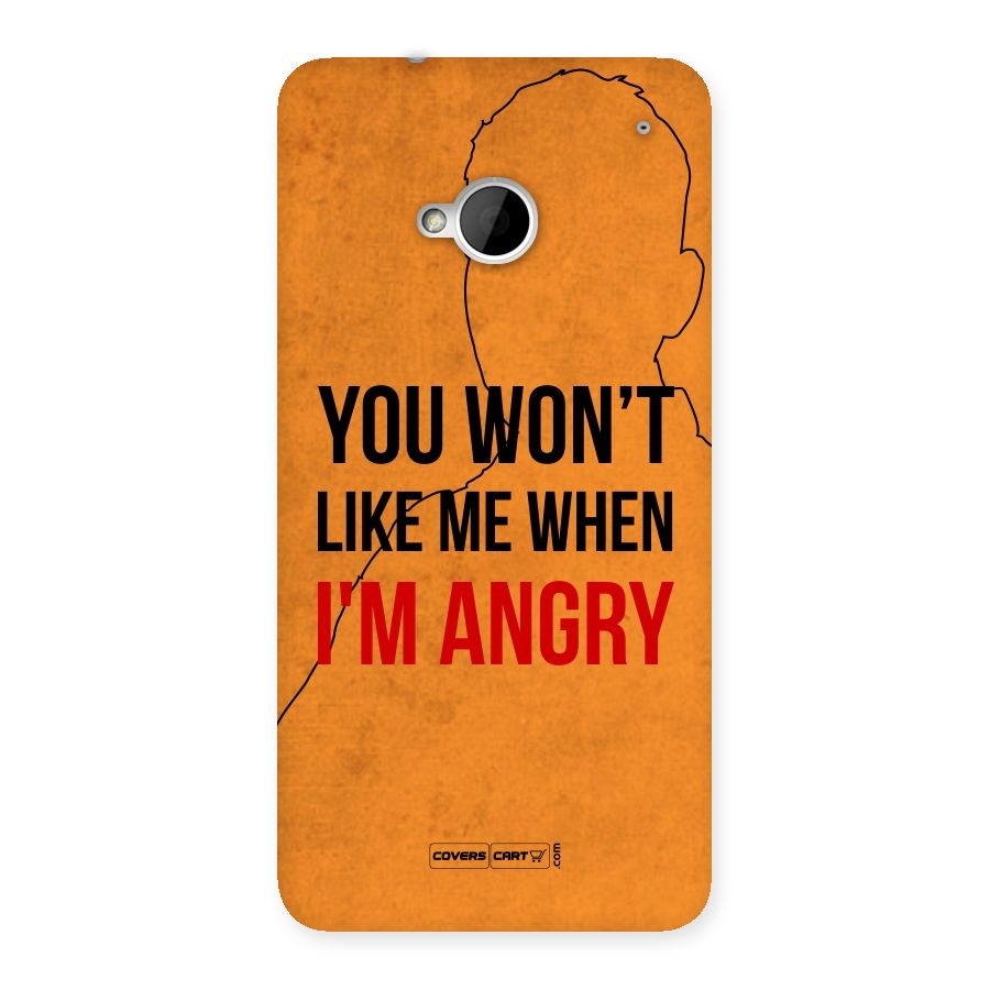 I m Angry Back Case for HTC One M7