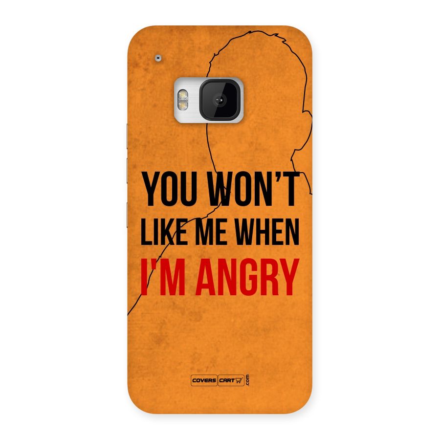 I m Angry Back Case for HTC One M9