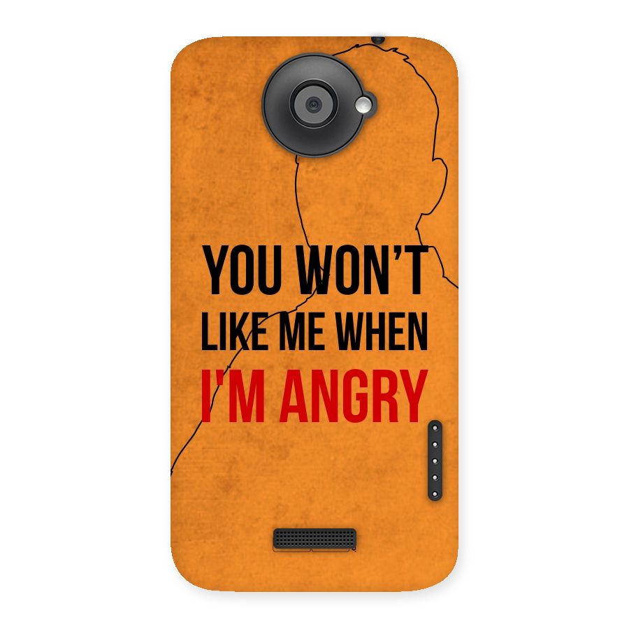 I m Angry Back Case for HTC One X