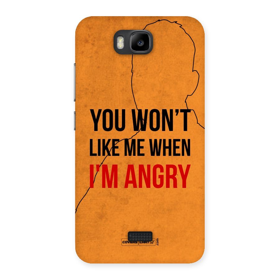 I m Angry Back Case for Honor Bee