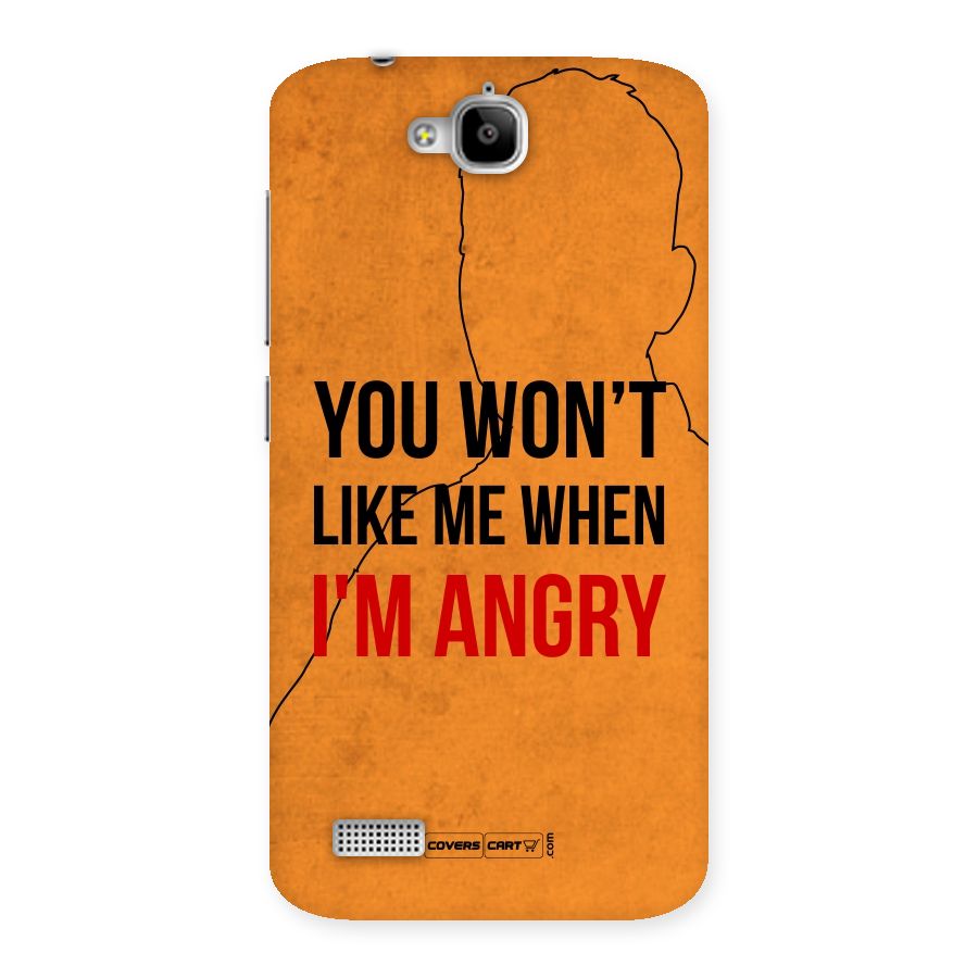 I m Angry Back Case for Honor Holly