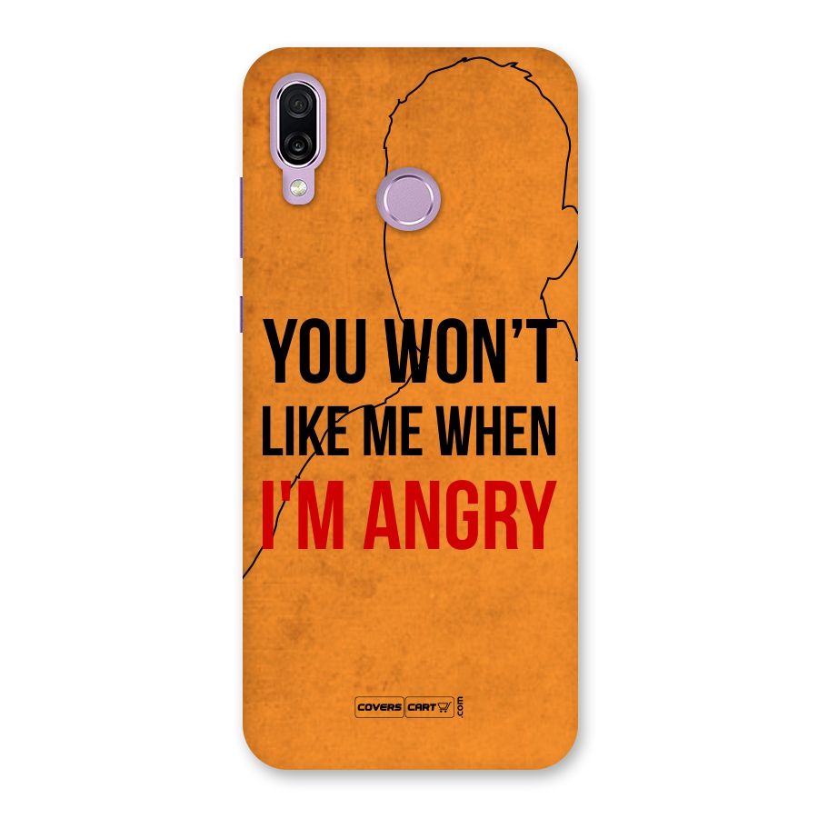 I m Angry Back Case for Honor Play
