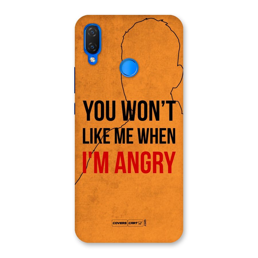 I m Angry Back Case for Huawei P Smart+