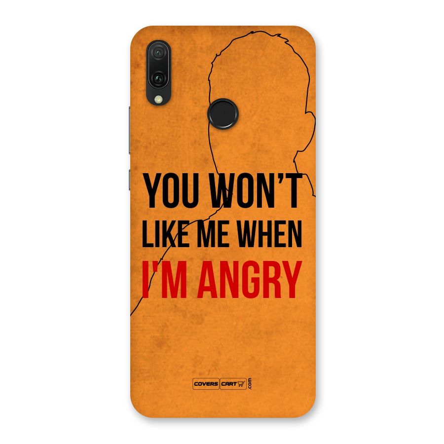I m Angry Back Case for Huawei Y9 (2019)