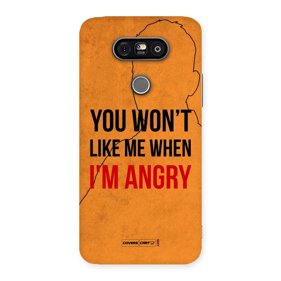I m Angry Back Case for LG G5