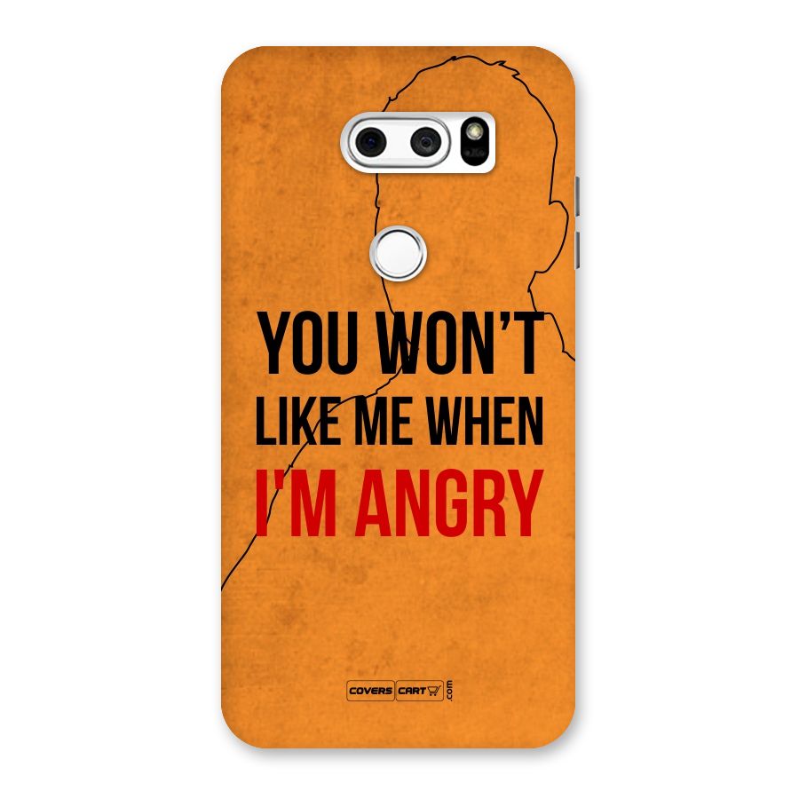 I m Angry Back Case for LG V30