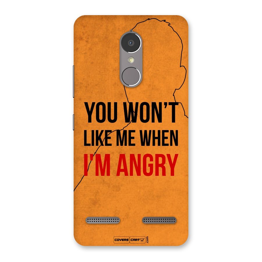 I m Angry Back Case for Lenovo K6 Power