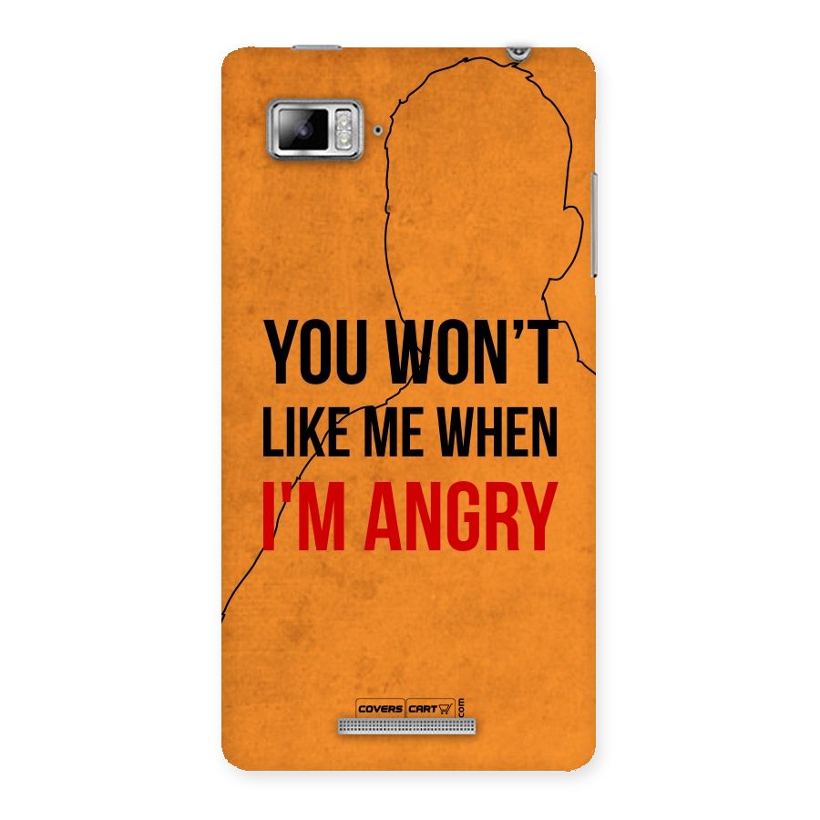 I m Angry Back Case for Lenovo Vibe Z K910