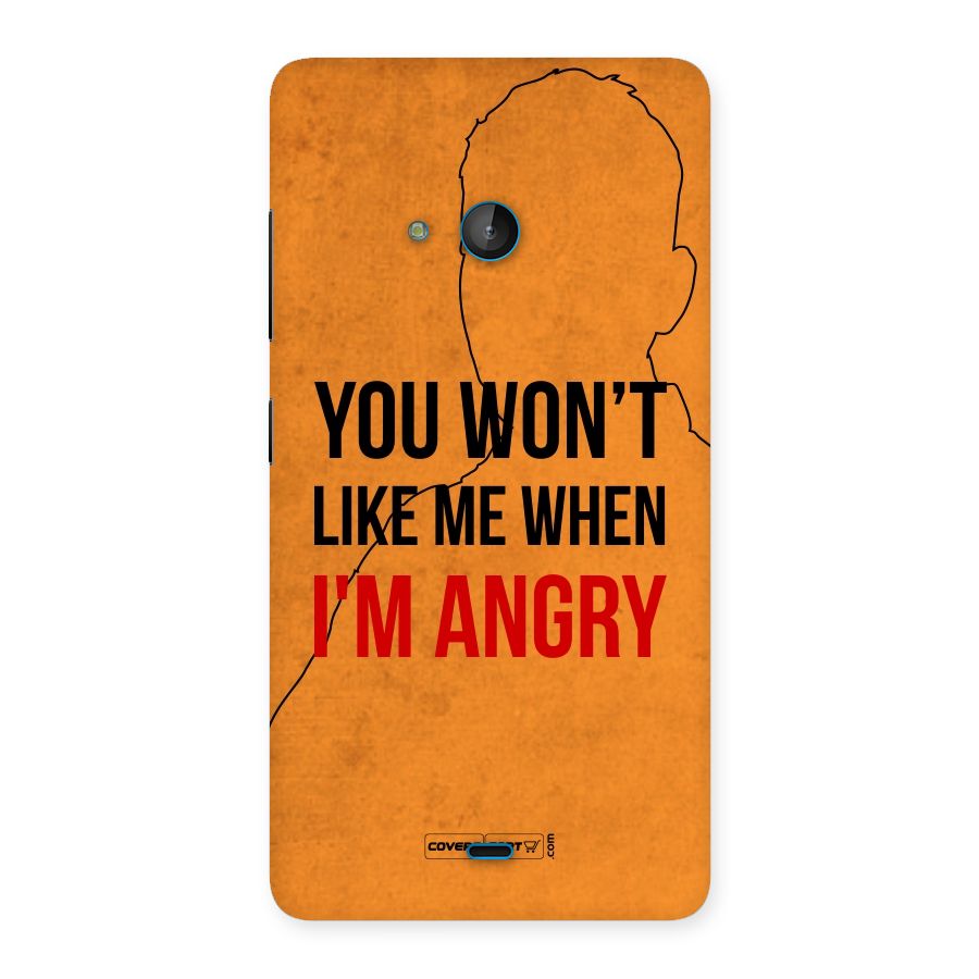 I m Angry Back Case for Lumia 540