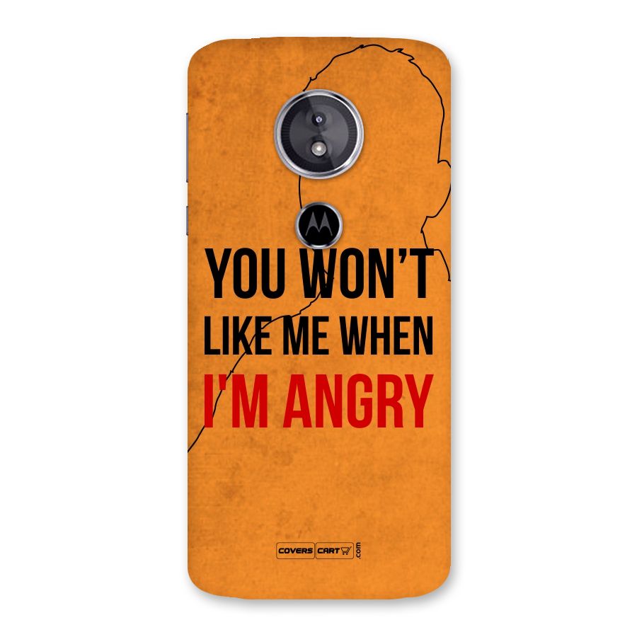 I m Angry Back Case for Moto E5