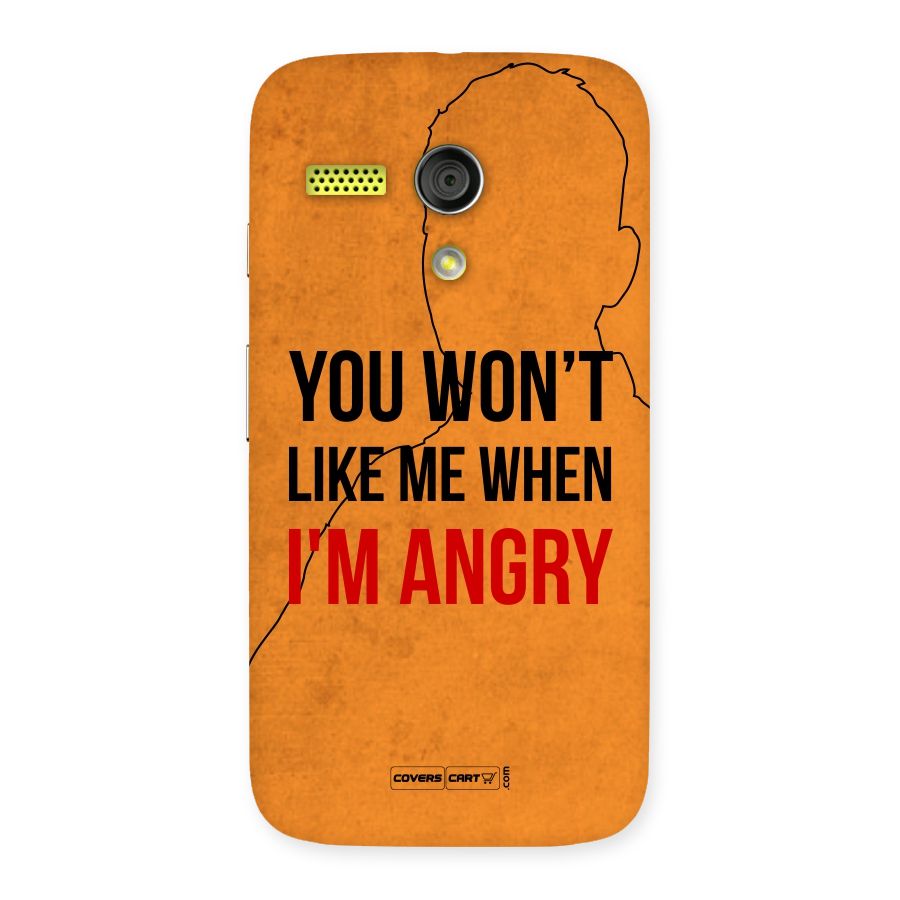 I m Angry Back Case for Moto G