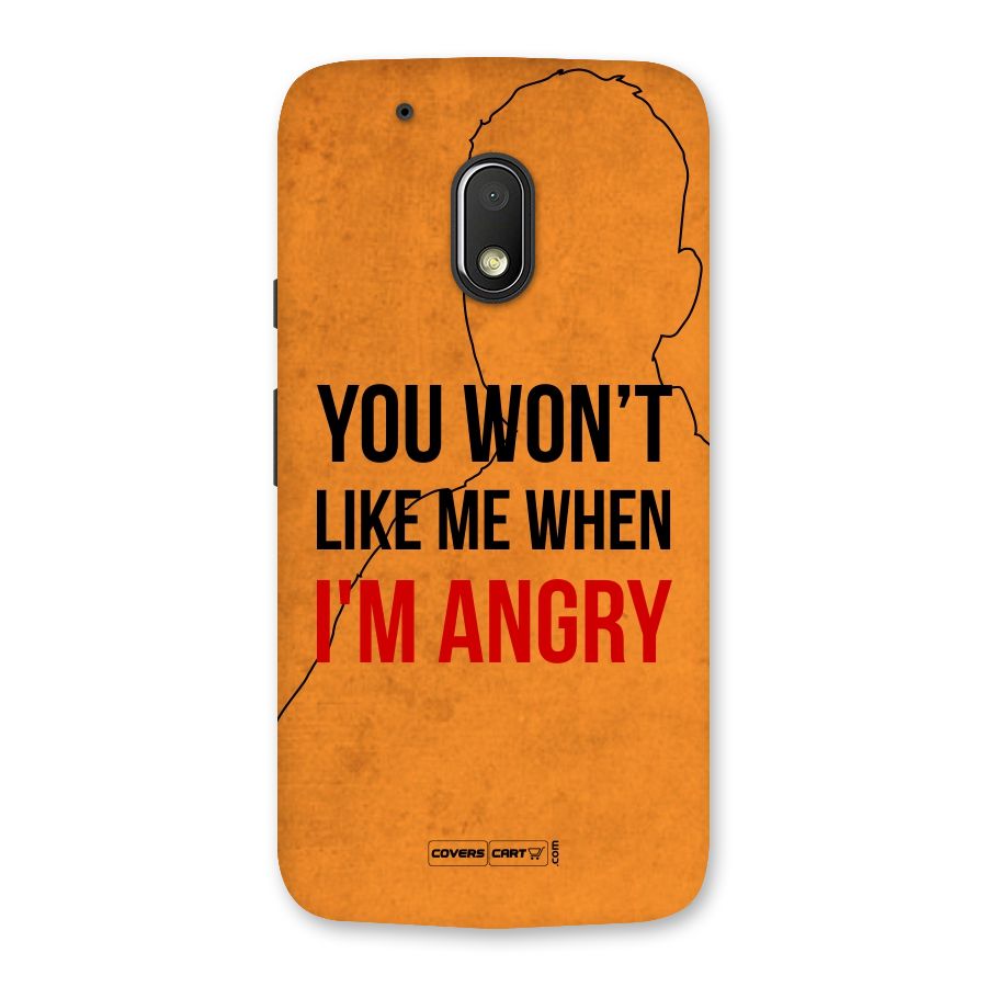 I m Angry Back Case for Moto G4 Play