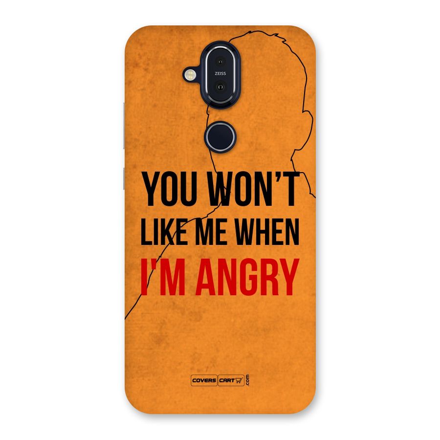 I m Angry Back Case for Nokia 8.1
