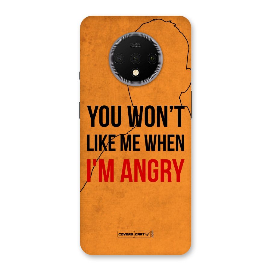 I m Angry Back Case for OnePlus 7T