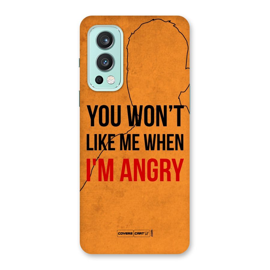I m Angry Back Case for OnePlus Nord 2 5G