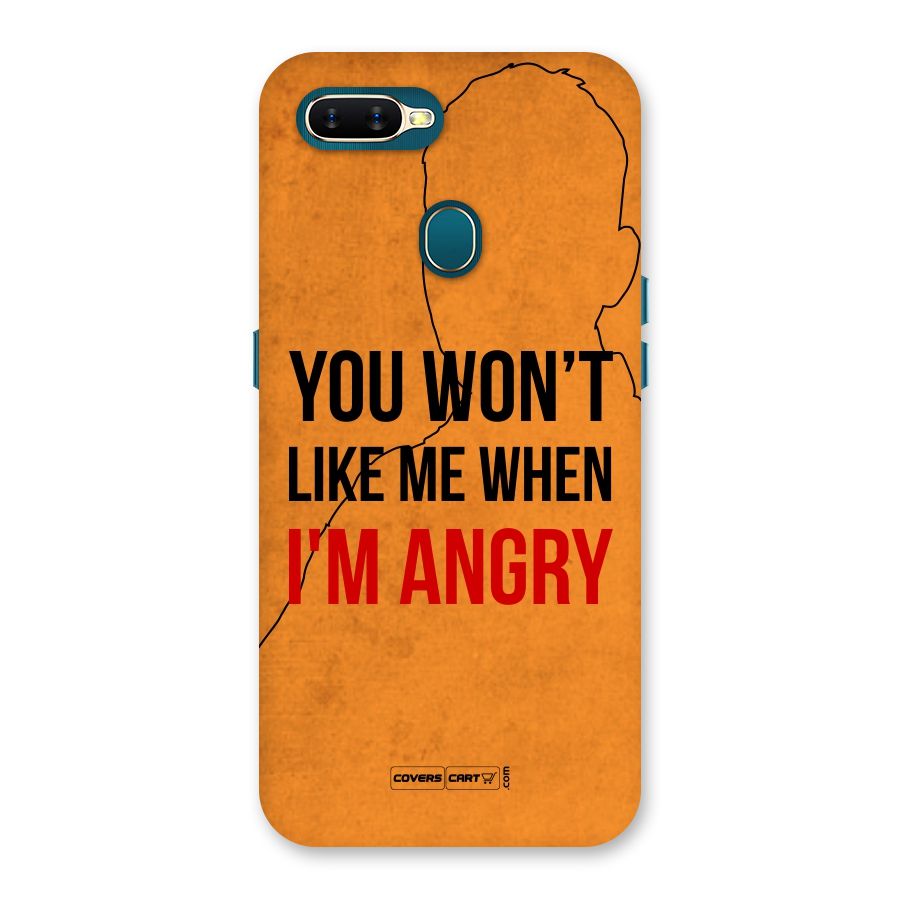 I m Angry Back Case for Oppo A11k